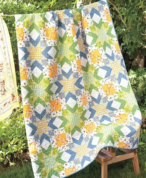 Picnic Party Twin Quilt by Mari Martin