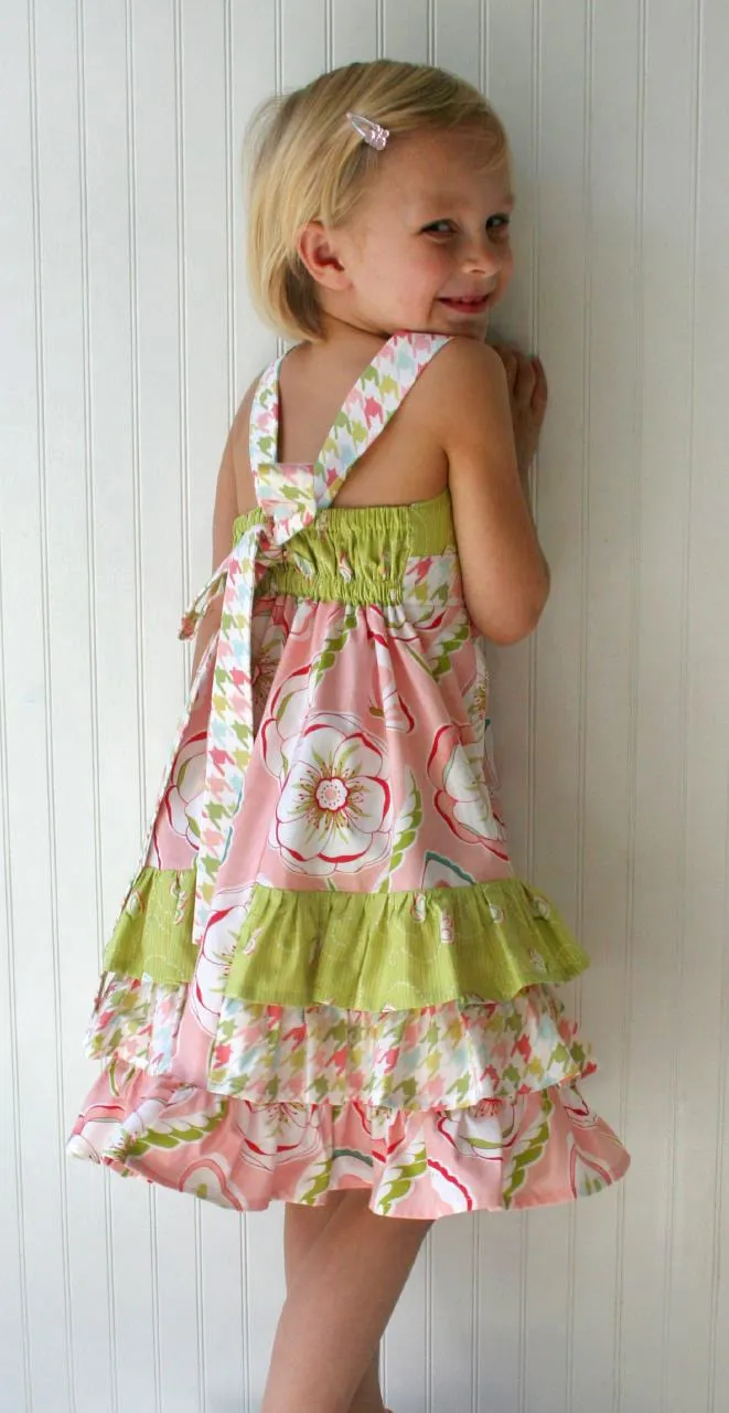 Ruffly layers dress - Ivey Crenshaw (Follow this link to find the dress pattern)