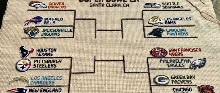 NFL Playoff Bracket Cross-Stitch Guide NFL Playoff Bracket Cross-Stitch Guide